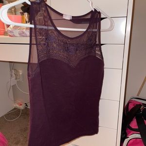 garage lace tank top